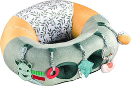 Sophie de giraf Baby Seat & Play - Babystoel met activiteiten - Baby speelgoed - Kraamcadeau - Babyshower cadeau - Vanaf 3 maanden - 27 x 55 x 50 cm - Polyester