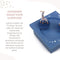 Sophie de giraf Muziekdoosje Milky Way - Dansende Sophie's - Baby muziekdoos - Kraamcadeau - Babyshower cadeau - Vanaf 12 maanden - 11.5x11.5x8.5 cm - Blauw