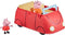 Peppa Pig - Peppa's Rode Auto - Speelfiguur met geluid - Rood