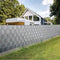 Gardlov Vlechtband Hekwerk - 19 cm x 35 m - Premium Kwaliteit - Grijs