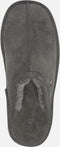 Warmbat Barron - Heren Pantoffels - Suède met Merino schapenvacht - Grijs - Maat 43