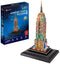 Cubic Fun 3D Puzzel Empire State Building LED