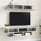 vidaXL - Tv-wandmeubelset - grijs - sonoma - eikenkleurig