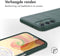 imoshion Hoesje - Geschikt voor Samsung Galaxy A14 (5G) / A14 (4G) - EasyGrip Backcover - Donkergroen
