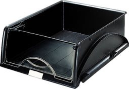 Sorteerbak Leitz 5231 Sorty met klep zwart | 4 stuks