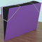 Sorteermap A4 - Met 12 vakken, 32 x 24 cm, Stevig, Duurzaam, Zonder plastic, Gerecycled - Projectmap, Vakkenmap - Paars - ACROPAQ