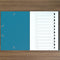 Sorteermap A4 - Met 12 vakken, 32 x 24 cm, Stevig, Duurzaam, Zonder plastic, Gerecycled - Projectmap, Vakkenmap - Turkooise - ACROPAQ
