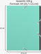 Sorteermap A4 - Met 12 vakken, 32 x 24 cm, Stevig, Duurzaam, Zonder plastic, Gerecycled - Projectmap, Vakkenmap - Groene - ACROPAQ
