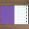 Sorteermap A4 - Met 12 vakken, 32 x 24 cm, Stevig, Duurzaam, Zonder plastic, Gerecycled - Projectmap, Vakkenmap - Paars - ACROPAQ