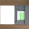 Sorteermap A4 - Met 12 vakken, 32 x 24 cm, Stevig, Duurzaam, Zonder plastic, Gerecycled - Projectmap, Vakkenmap - Grijs - ACROPAQ