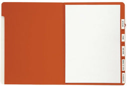 Sorteermap Jalema A4 6 vakken 270gr rood | 15 stuks