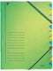 Sorteermap Leitz 12-Vaks Groen