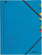 Sorteermap Leitz 7-Vaks Blauw