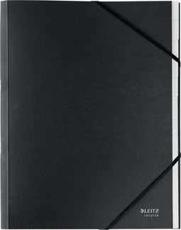 Sorteermap Leitz Recycle 12 tabs karton zwart | 4 stuks