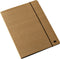 Sorteermap Multo Kraft Line A4 6 tabbladen 850gr bruin