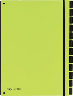 Sorteermap Pagna Trend A4 12 tabs appelgroen