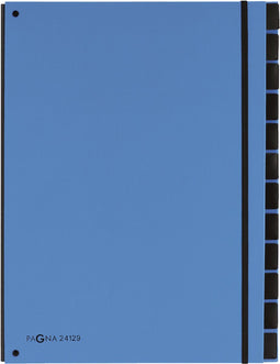Sorteermap Pagna Trend A4 12 tabs lichtblauw