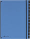Sorteermap Pagna Trend A4 12 tabs lichtblauw