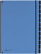 Sorteermap Pagna Trend A4 12 tabs lichtblauw