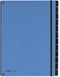 Sorteermap Pagna Trend A4 12 tabs lichtblauw