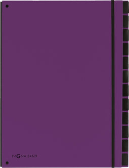 Sorteermap Pagna Trend A4 12 tabs lila
