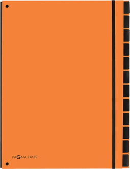 Sorteermap Pagna Trend A4 12 tabs oranje