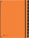 Sorteermap Pagna Trend A4 12 tabs oranje