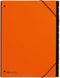 Sorteermap Pagna Trend A4 12 tabs oranje