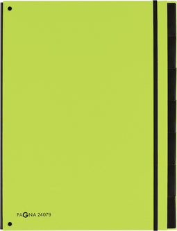Sorteermap Pagna Trend A4 7 tabs appelgroen