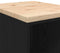 vidaXL - Garagekast - 40x51x85 - cm - massief - grenenhout - zwart