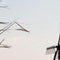 Customize it - Tuinschilderij molen sneeuw 70x50cm