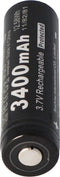 Soshine 18650 3400 mAh 3,6 V - 3,7 V Li-ion batterij PCB-beschermd