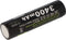 Soshine 18650 3400 mAh 3,6 V - 3,7 V Li-ion batterij PCB-beschermd