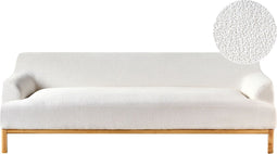 SOSJO - Driezitsbank - Wit - Bouclé