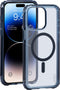 SoSkild iPhone 15 Pro Max Hoesje MagSafe - Defend Heavy Impact Case - Doorzichtig Magnetisch Magsafe Hoesje - Smokey Grey