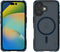 SoSkild iPhone 16 Hoesje - Shockproof Case - Stevig Materiaal met Magnetische Ring - Magsafe - Smokey Grey