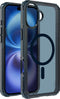 SoSkild iPhone 16 Plus Hoesje - Shockproof Case - Stevig Materiaal met Magnetische Ring - Magsafe - Smokey Grey