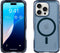 SoSkild iPhone 16 Pro Hoesje - Shockproof Case - Stevig Materiaal met Magnetische Ring - Magsafe - Smokey Grey