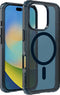 SoSkild iPhone 16 Pro Hoesje - Shockproof Case - Stevig Materiaal met Magnetische Ring - Magsafe - Smokey Grey