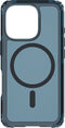 SoSkild iPhone 16 Pro Hoesje - Shockproof Case - Stevig Materiaal met Magnetische Ring - Magsafe - Smokey Grey