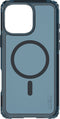 SoSkild iPhone 16 Pro Max Hoesje - Shockproof Case - Stevig Materiaal met Magnetische Ring - Magsafe - Smokey Grey
