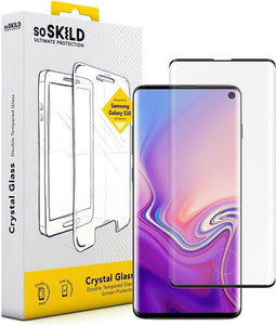 SoSkild Samsung Galaxy S10 Crystal Double Tempered Glass Screenprotector Zwart