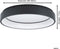 EGLO connect.z Marghera-Z - Smart Plafondlamp - Instelbaar RGB & wit licht - Ø 60 cm - Zwart/Wit
