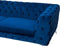 SOTRA - Chesterfield bank - Blauw - Fluweel