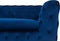 SOTRA - Chesterfield bank - Blauw - Fluweel