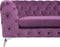 SOTRA - Chesterfield bank - Paars - Fluweel