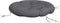 vidaXL - Zitkussen - rond - Ø - 100x11 - cm - oxford - stof - antracietkleurig