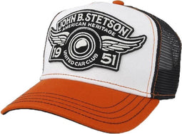 Stetson Retro Trucker Cap United Car Club Oranje Zwart-One Size