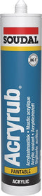 Soudal Acryrub 310ml Zwart