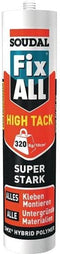 Soudal - Fix-All High Tack - Montagelijm - Grijs Aluminium - Zeer Hoge Kleefkracht